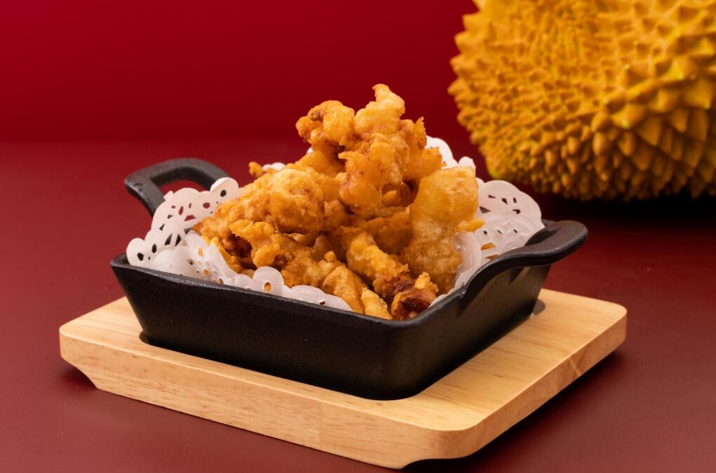 創(chuàng)意新品丨榴蓮酥肉，吃一口就忘不掉的味道！